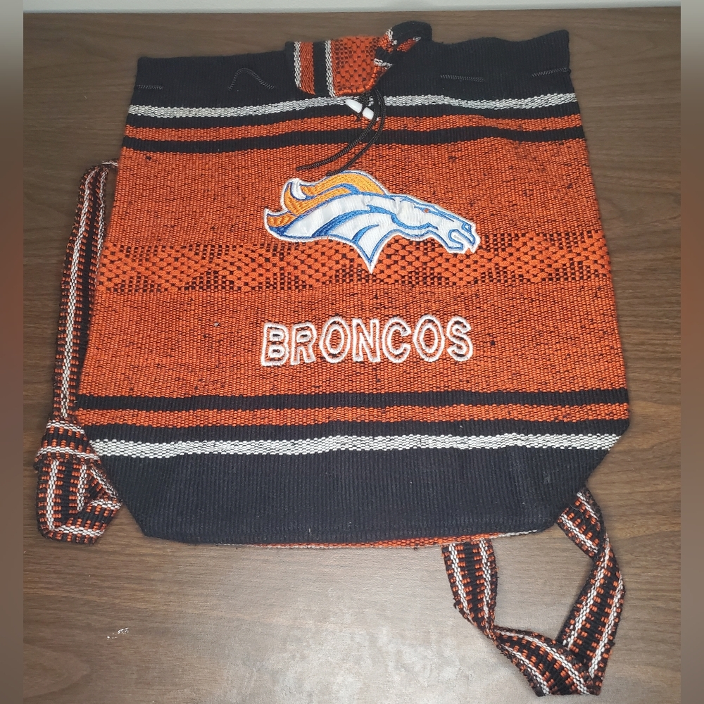 NFL Denver Broncos Woven Backpack